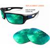 newpolar lenti di ricambio polarizzate newpolar per oakley eyepatch 2 colore verde zaf...