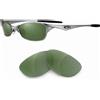 newpolar lenti polarizzate di ricambio newpolar per oakley wiretap 1.0 verde g15