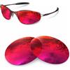 newpolar lenti polarizzate di ricambio newpolar per oakley A wire colore rosso rubino