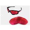 newpolar lenti di ricambio polarizzate newpolar per oakley jawbone colore rosso rubino