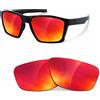 newpolar lenti polarizzate di ricambio newpolar per oakley targetline colore rosso rubino