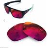 newpolar lenti di ricambio polarizzate newpolar per spedizione oakley 1 rosso rubino