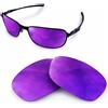 newpolar lenti polarizzate di ricambio newpolar per oakley new c wire purple mirror
