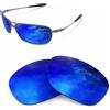 newpolar lenti di ricambio polarizzate newpolar per oakley crosshair 2.0 004044 blu sp...