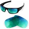 newpolar lenti polarizzate di ricambio newpolar per albero motore oakley colore verde ...