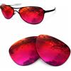 newpolar lenti di ricambio polarizzate newpolar per oakley warden rosso rubino