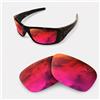 newpolar lenti di ricambio polarizzate newpolar per oakley fuel cell rosso rubino