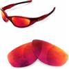 newpolar lenti polarizzate di ricambio newpolar per oakley minute 2 colore rosso rubino