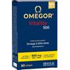 U.G.A. Nutraceuticals Omegor Vitality 500 - Integratore Per La Funzione Cardiaca 60 Capsule