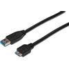 Digitus Cavo USB3 A/micro-B M/M 1.00m nero [AK-300116-010-S]