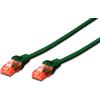Digitus Cavo di rete Digitus RJ45 U-UTP Cat6 1.00m verde - LSZH [DK-1617-010/G]