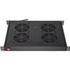 Link Ripiano Link LKFAN4R per armadi 19'' con 4 entole 483x330x44mm Nero [LKFAN4R]