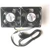 Hikvision Ventole per rack Hikvision FD1238A2 2 ventilatori Nero [FD1238A2]