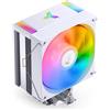 JONSBO Dissipatore Cpu a Ventola Jonsbo CR-1000MAX V2 PWM ARGB 120mm Bianco