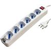MKC Multipresa schuko/bipasso MKC cavo da 1,5 m - bianca con interruttore 6 posti 492518317 - F10277