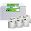 Dymo Rotoli 140 etichette permanenti DYMO® Label Writer per spedizione XL bianco 102 x 210 mm - VALUE PACK 6 rotoli conf. 6 pz - F10344