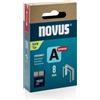 Novus Punti tipo A 53/8 mm per fissatrici Novus J13, J17, J27 Silver - conf. 2000 pz - H205308 - F10330