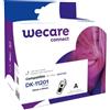 WeCare Rotolo 400 etichette compatibili Brother 29 mm x 90 mm Wecare nero/bianco K80049W4 - F10342