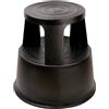 Methodo Sgabello con ruote rientranti in polipropilene Methodo 290/445x418/426 cm nero - M561001 - F10260