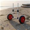 Carrello Porta Kayak Design Verticale Attrezzatura Sportiva per Spiaggia