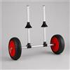 Carrello Porta Kayak Design Verticale Carrello Kayak con Ruote per Lago, Molo