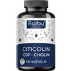 Raibu Citicolina CDP-Colina Pura 500 mg per Capsula - Memoria, Concentrazion