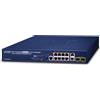 PLANET GS-5220-8P2T2S - Switch - gestito - 8 x 10/100/1000 (PoE+) + 2 x 10/100/1000 + 2 x Fast Ethernet/Gigabit SFP - D