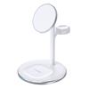 Choetech Caricatore Induttivo (Compatibile Con Magsafe) Supporto Per Iphone, Apple Watch, Airpods Bianco (T585-F)