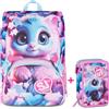 ZAINO ESTENSIBILE SEVEN SJ GANG BIG MAGICAL FANTASY GIRL + ASTUCCIO 3 ZIP