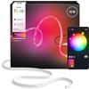 Philips Hue Flux Outdoor Striscia LED, multicolore,10m, 3.000 lm, luce per esterni flessibile, miscela colori Chromasync™, adatta a ogni condizione climatica, contr.voce e app