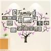 Tefengmaoyi Adesivi Murali Albero Della Vita da Parete - 3D Wall Stickers Murali DIY Cornice Foto Adesivi da Parete Albero Adesivi Murali Soggiorno Camera da Letto (Nero 146 * 207cm)