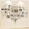 Tefengmaoyi Adesivi Murali Albero Della Vita da Parete - 3D Wall Stickers Murali DIY Cornice Foto Adesivi da Parete Albero Adesivi Murali Soggiorno Camera da Letto (Nero 146 * 207cm)