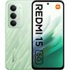 Xiaomi Redmi 15 5G (6.9) 4GB RAM 128GB Ripple Green SMARTPHONE GARANZIA EUROPA