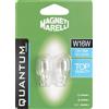 Quantum Energy Magneti Marelli W16W coppia lampadine auto vetro 12V 16W attacco W2,1X9,5d