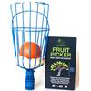 EVERSPROUT Cestino Coglifrutta Filettato | Avvitabile su Asta Filettata Standard (ACME 3/4) | Accessorio Raccogli Frutta (Solo Testina, Asta Non Inclusa)