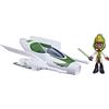 Star Wars Pilota Jedi Kai Brightstar, statuetta con nave, scala 10 cm, giocattoli per bambini