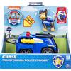 Paw Patrol Chase's Transforming Police Cruiser con megafono apribile per bambini dai 3 anni in su