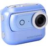 Annadue Action Camera 4K, Action Camera Wi-Fi Dalle Dimensioni di un Pollice, con Touchscreen Ribaltabile da 2,0 Pollici, Design con Supporto Magnetico, Supporta Rallentatore a 20 (BLUE)