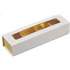 L'Arcolaio Scatola Degustazione Telata18,5 x 5 Cm Portaconfetti Bianco 1 Pz