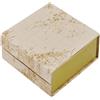 L'Arcolaio Scatola Degustazione Mappamondo 12,8 x 13,4 x 4 Cm Bianco Oro 1 Pz