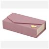 L'Arcolaio Scatola Rettangolare Liscia Portaconfetti 14 x 7 Cm Bomboniera Malva 1 Pz