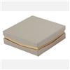 L'Arcolaio Scatola Liscia Portaconfetti 13 x 13 x 4 Cm Bomboniera Tortora 1 Pz