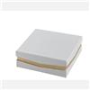 L'Arcolaio Scatola Telata Portaconfetti 13 x 13 x 4 Cm Bomboniera Bianca 1 Pz