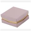 L'Arcolaio Scatola Liscia Portaconfetti 9 x 9 x 4 Cm Bomboniera Rosa 1 Pz