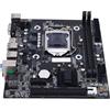 XUMIUZIY Scheda Madre da Gioco H81, Socket LGA 1150 con Interfaccia M.2 NVMe NGFF per Processori CPU Core I3 I5 I7 E3 V3 Celeron Serie G da 22 NM di Quarta Generazione