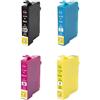 E-print Cartucce Compatibili con Epson 502XL Binocolo per Stampanti Epson WORKFORCE WF 2865 DWF, WORKFORCE WF 2860 DWF, EXPRESSION HOME XP 5105 (Confezione 4 cartucce) Scatolini