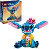 LEGO Disney Stitch, Gioco per Bambini e Bambine da 9 Anni in su, Personaggio con Parti Mobili, Camicia e Cono Gelato da Costruire, Giocattolo Fantasy, Idea Regalo Divertente dal Film 43249