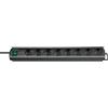 Brennenstuhl, Presa multipla Primera-Line 8 prese nero 2m