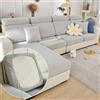 Yoovat Magic Copridivano Nolaninterior Magic 2023 nuovo copridivano universale resistente all'usura, elasticizzato, per divani componibili (grigio chiaro, coprisedile singolo grande)