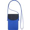 DUDU Custodia Porta Cellulare da Collo in Pelle, Astuccio Porta Smartphone fino a 6,7 Pollici con Bottone, Laccio Tracolla Regolabile, Design Sottile Navy